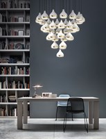 Mẫu đèn chùm treo trần hiện đại